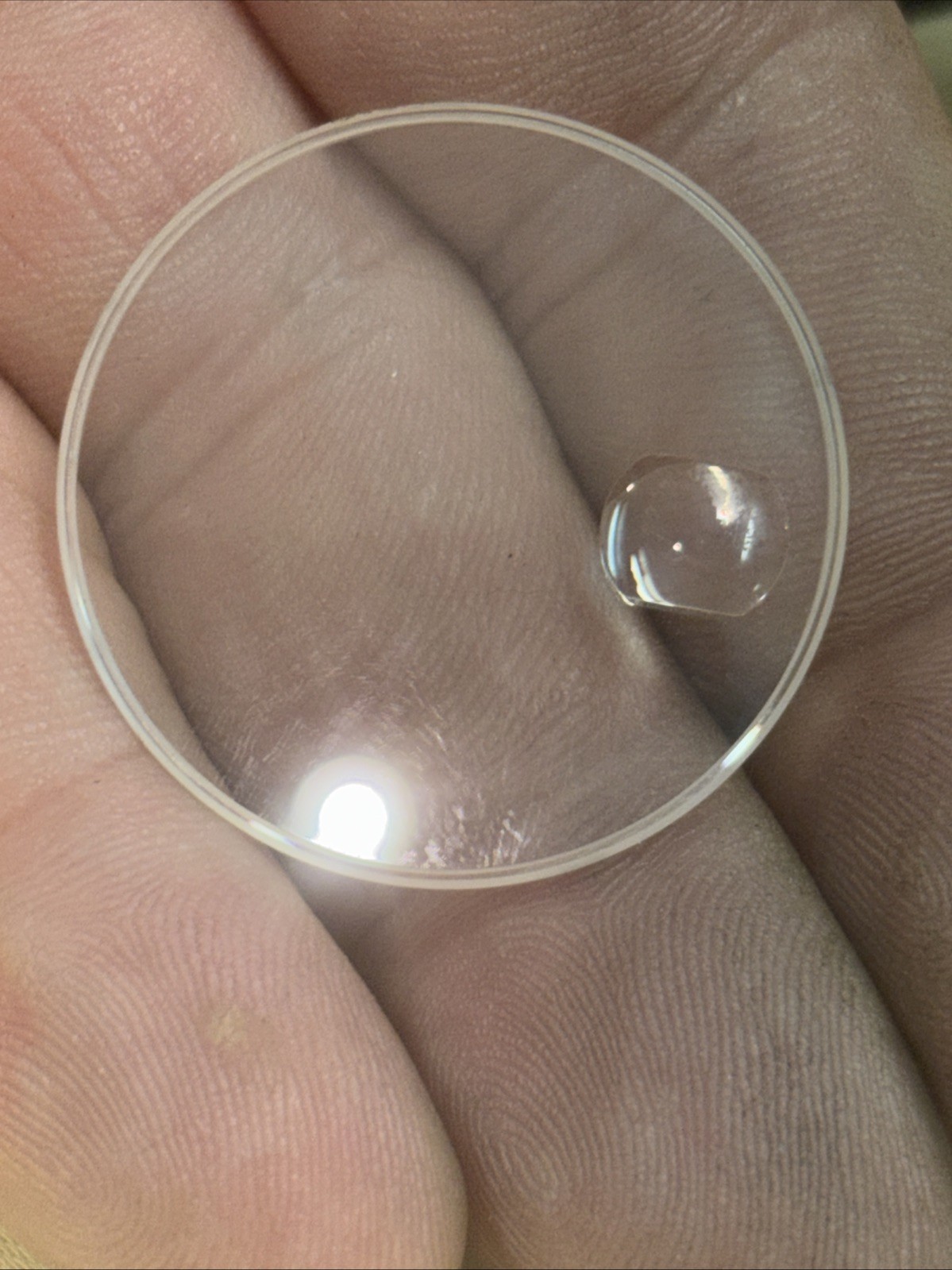 Genuine Rolex sapphire crystal part number 285C 29.3 mm
