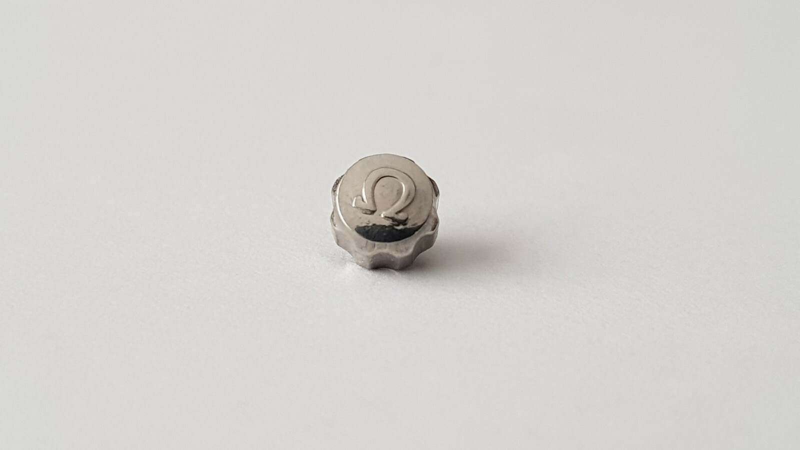 OMEGA STAINLESS STEEL WATCH CROWN KEYS. (6mm x 3.90mm) (OC-10)