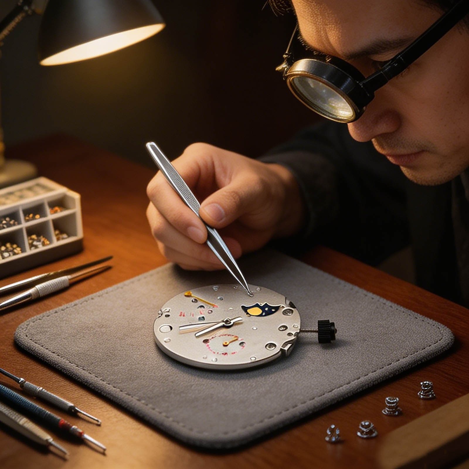 ST2153 Automatic Movement Moon Phase Date Power Reserve 32 Jewels 40h 28800 DIY