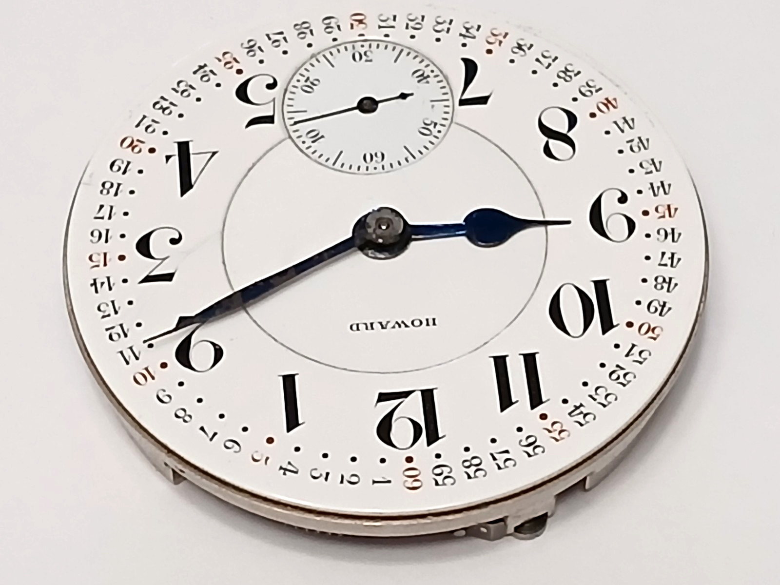 Very High Grade Howard 16 size 23 Jewel Series 0, Monty Dial pocket watch. Runs!