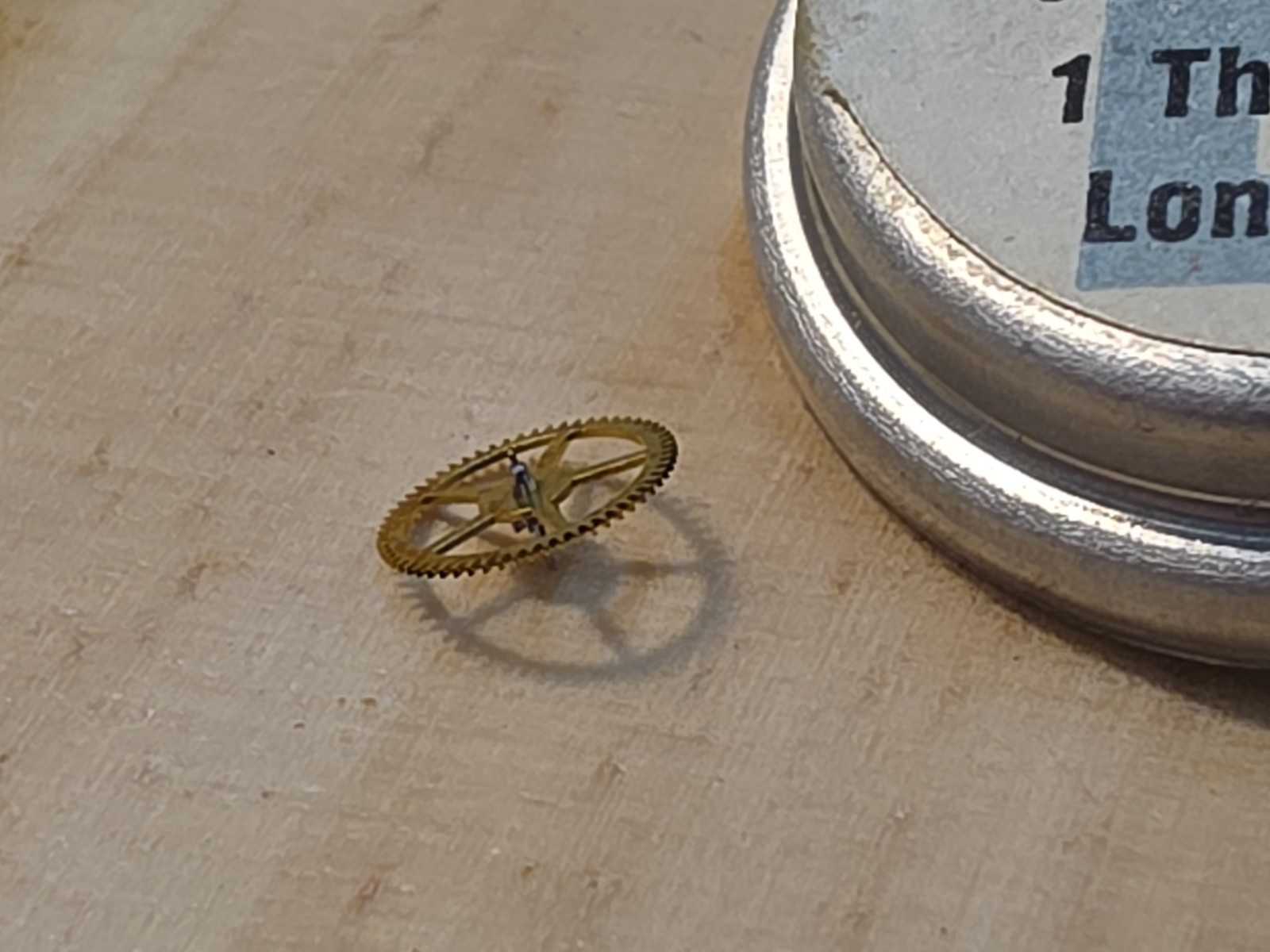 Factory NOS Bulova 11ALC PN 5B Third Wheel Long Pivot