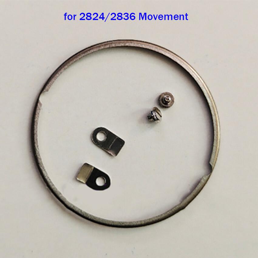 Watch Movement Spacer Ring & Fixing Screw Tabs For 2824/2836 Movement Washer