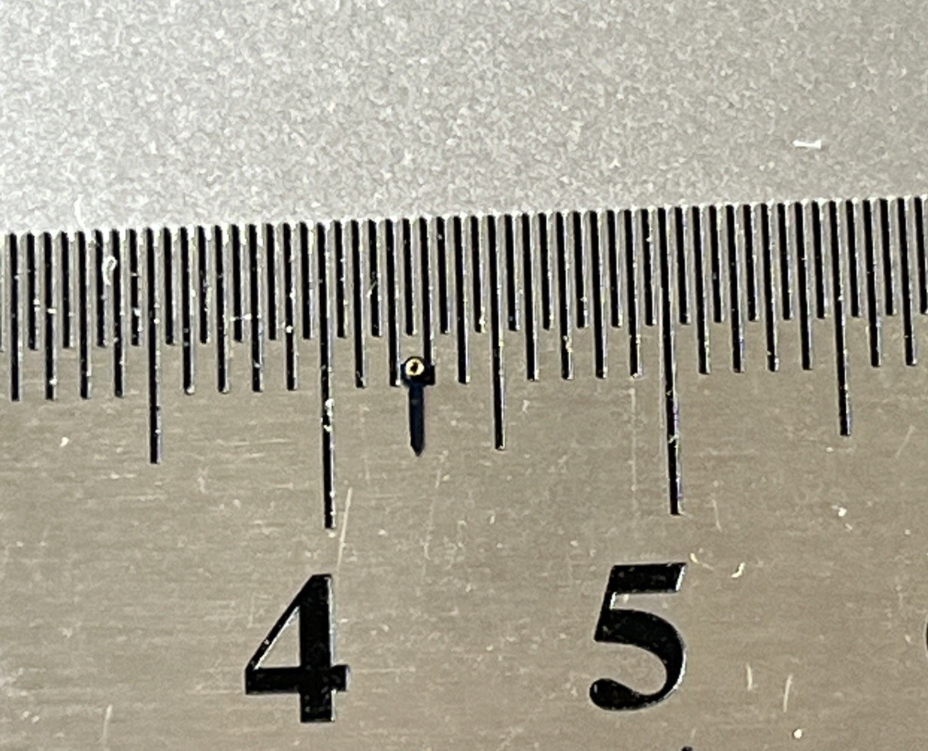 One (1) Watch Sub Dial Hand Blue Total Length approx. 3 mm
