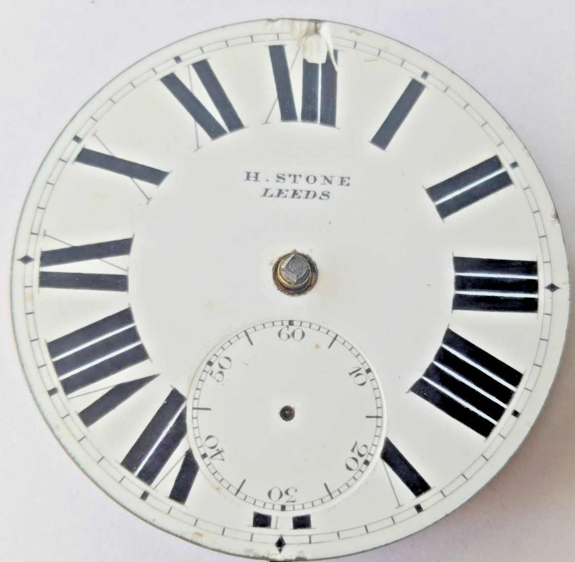 Antique H. Stone Leeds English Pocket Watch Movement For Parts/Repair 47.3mm 30