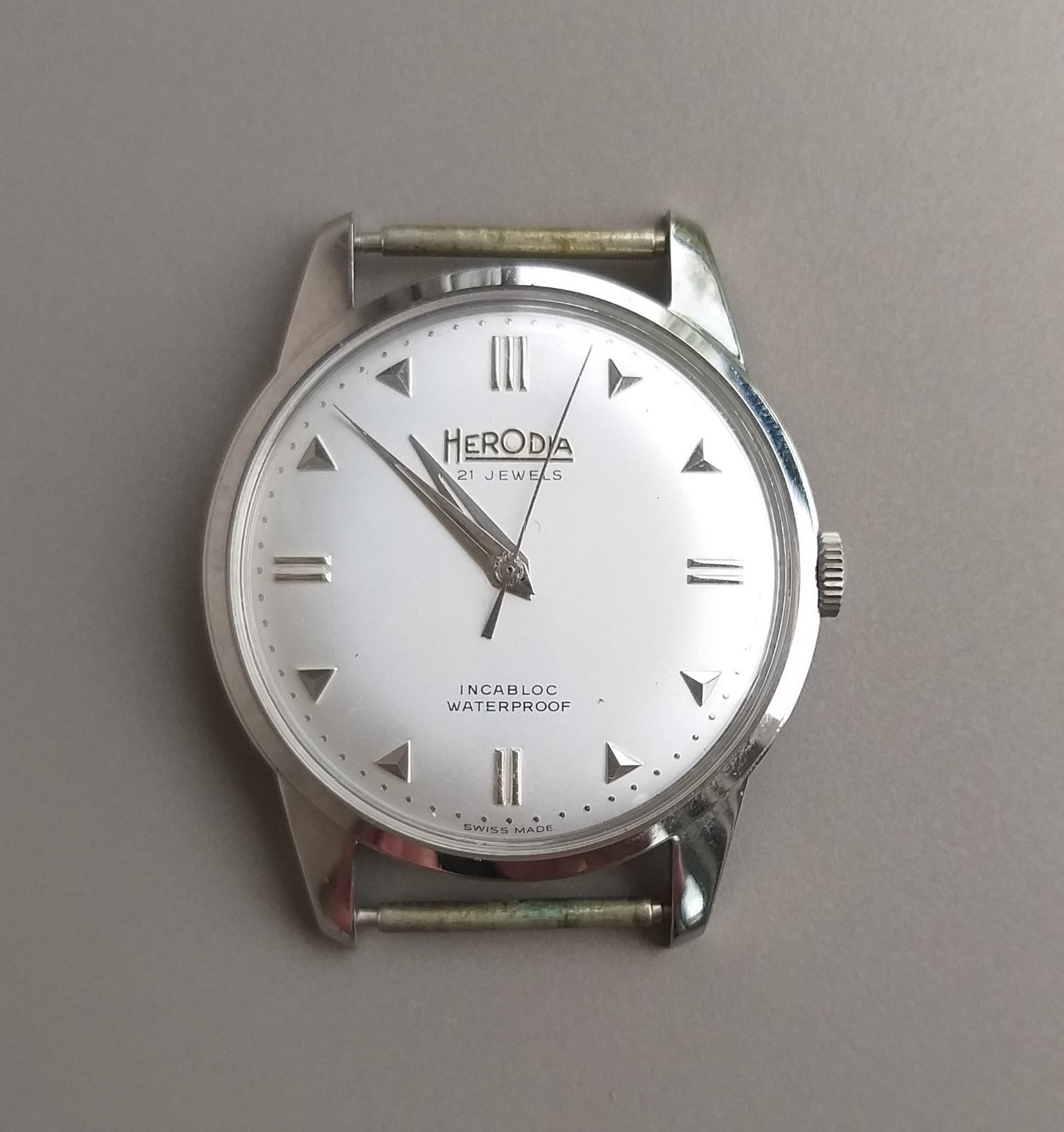 ETA 2452 or ETA 2391 Project Watch 35mm Steel Case + Dial & Hands NOS 1970’s