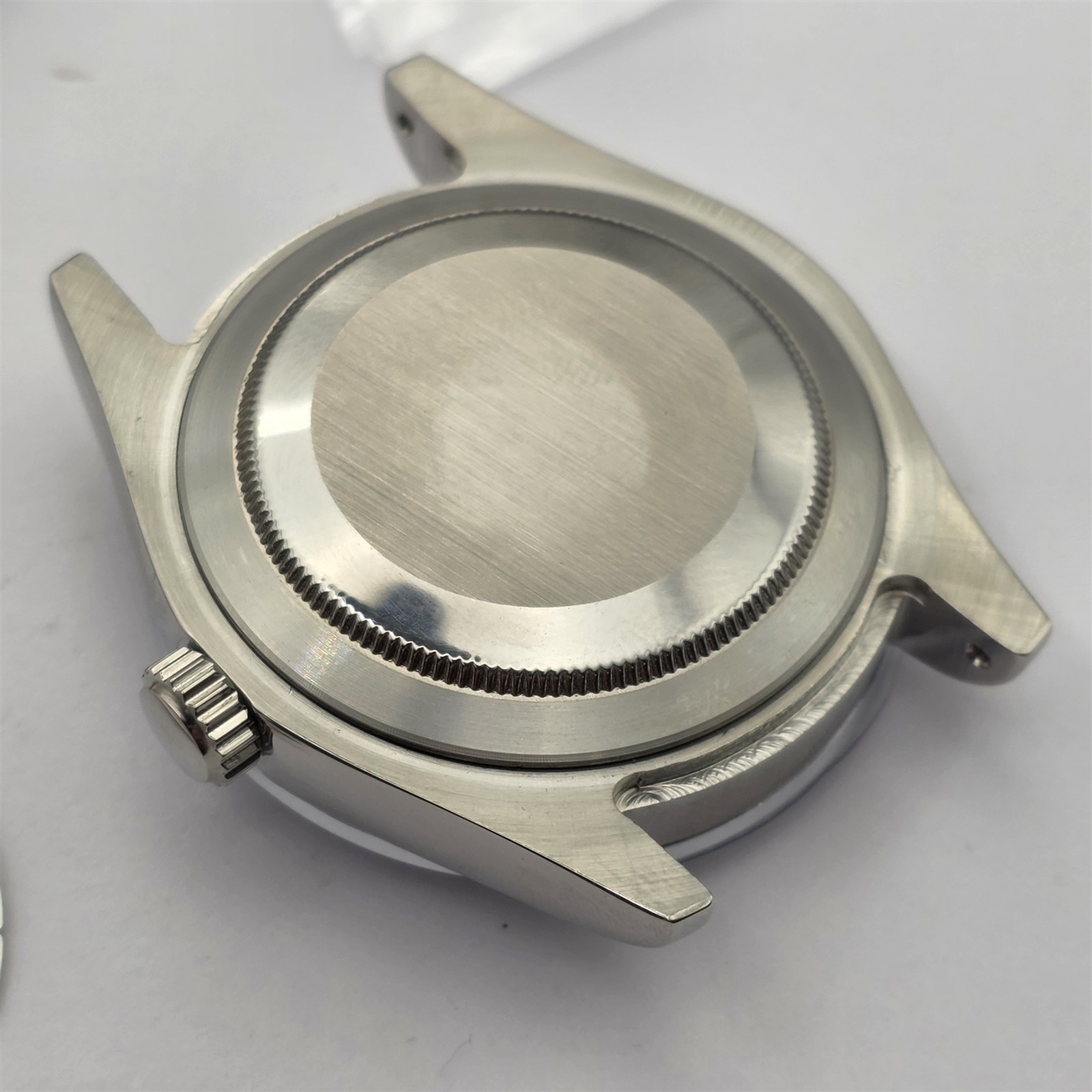 NEW AF SEIKO LEX DATE JUST SILVER ROMAN SS KIT CASE BEZEL GLASS STRAP DIAL CROWN