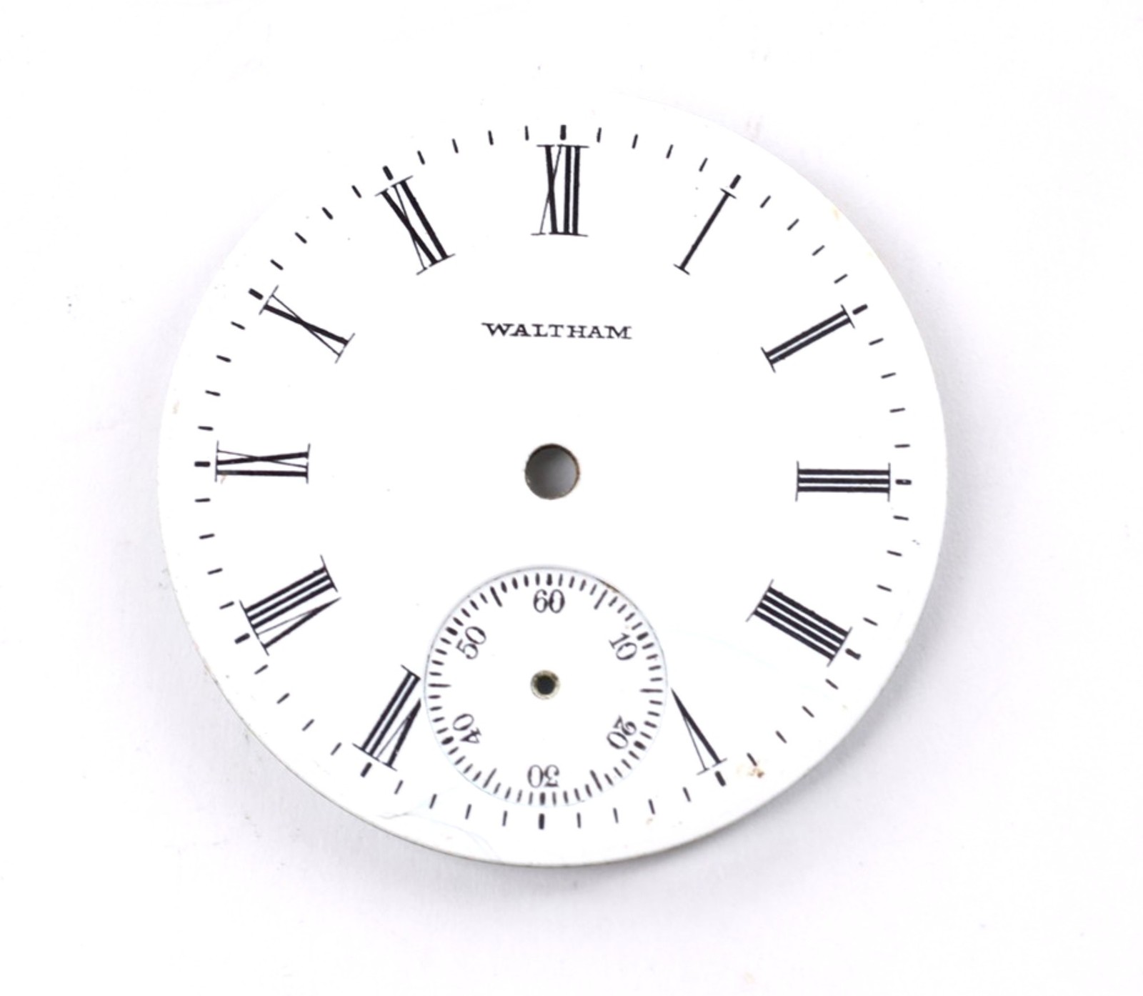 Waltham 16 Size Pocket Watch Porcelain Dial-GS-153