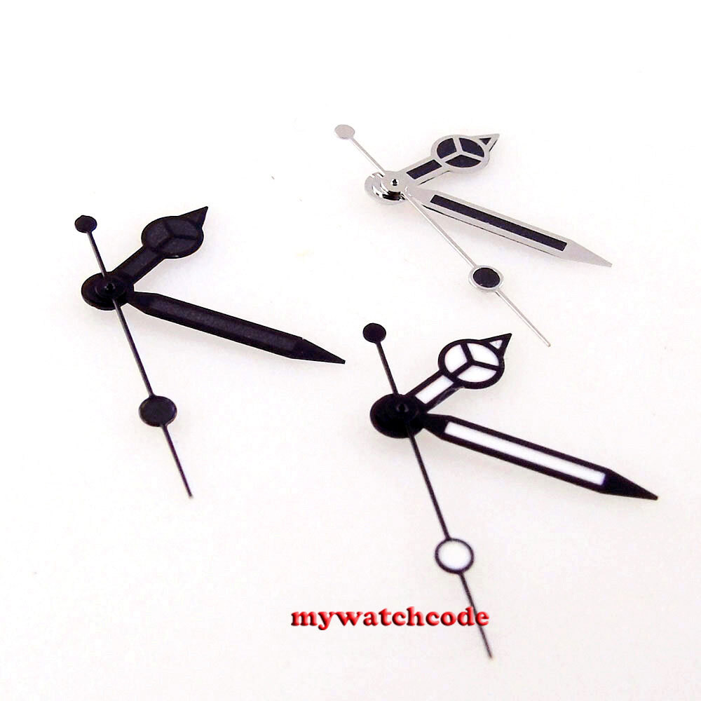 Black Edge Black Gray Watch Hand Fit Japan NH35 NH36 7S26 movement