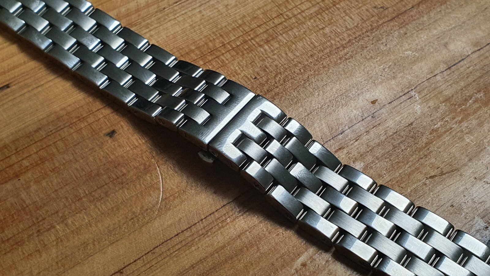 Massive stainless steel heavy metal band – butterfly clasp – 22mm – 105gr – 316L