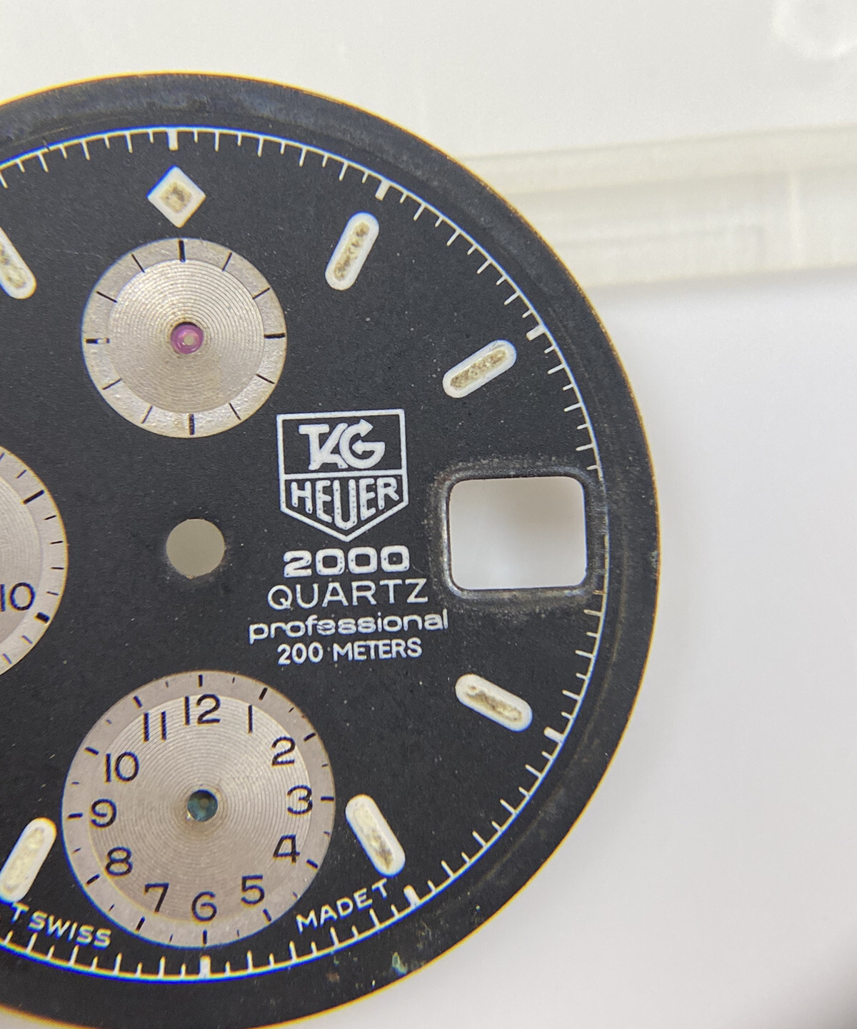 Original Tag Heuer 2000 Quartz Black Dial 262.006