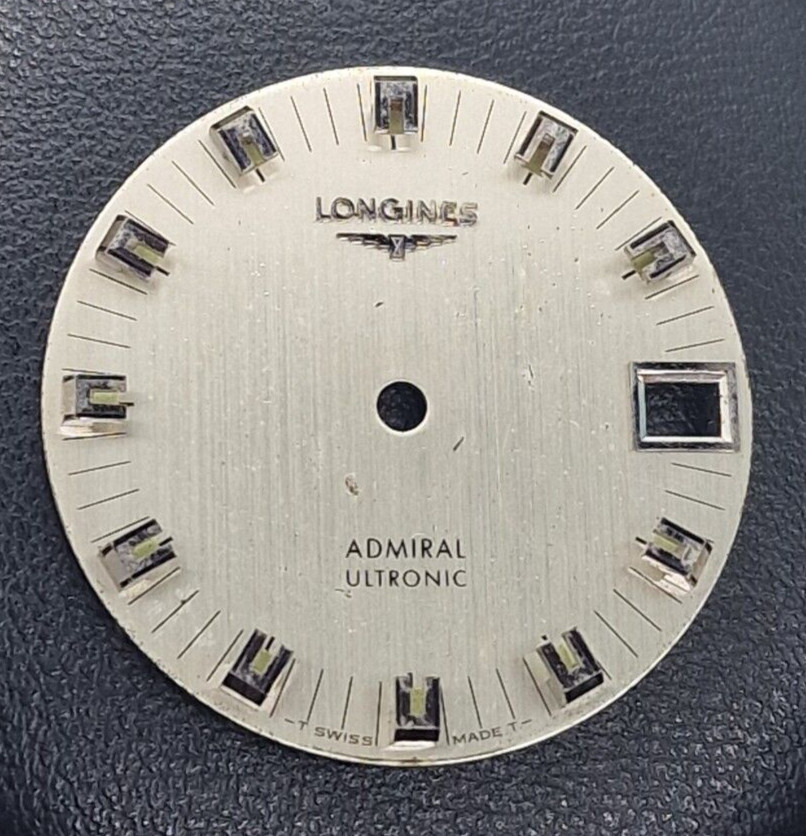 Longines Admiral Ultronic quadrante originale vintage D28.5mm swiss made