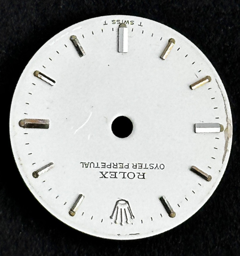 Vintage Rolex Ladies Oyster Perpetual Watch Dial For 24mm Rolex No Date