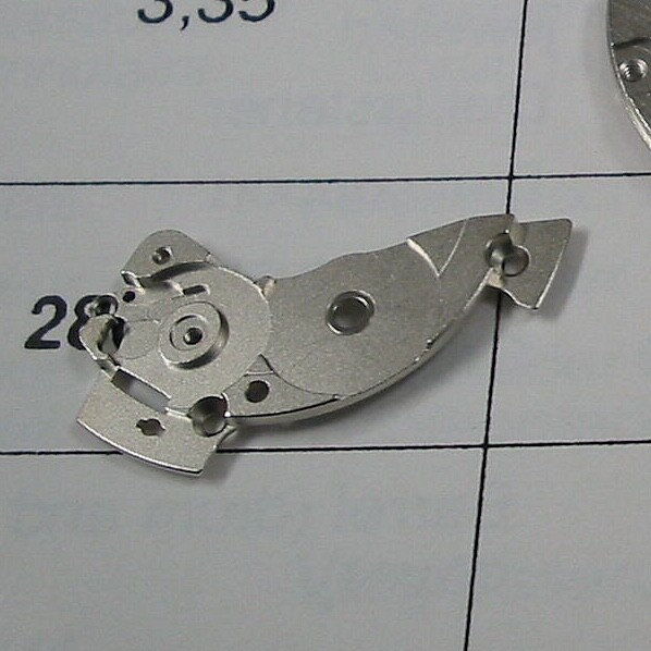 ETA 2824-2; new barrel bridge or train wheel bridge or automatic bridge in y/wh