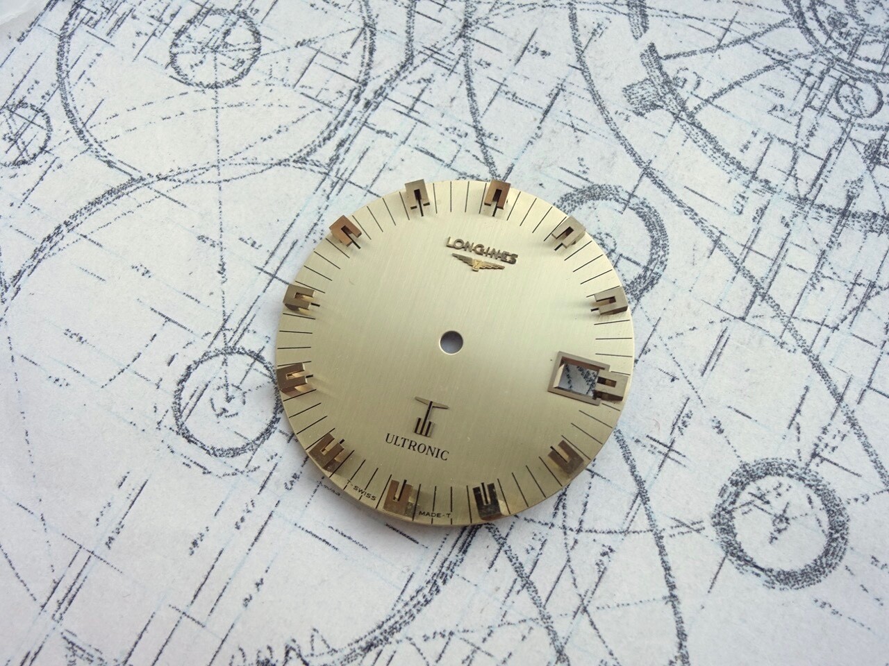 Longines ‘Ultronic’ Watch Dial for cal.6312 (ESA9162) (ref 646)