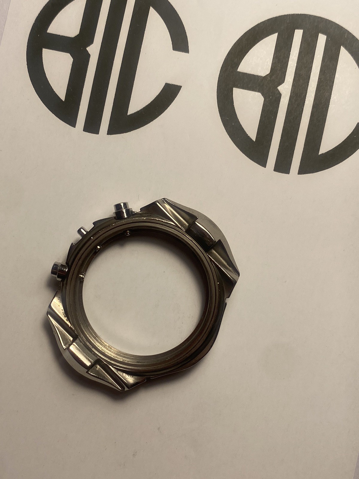 Seiko 7T62-0A80 Used Case Pushers Chapter Ring And Crystal Retaining Gasket