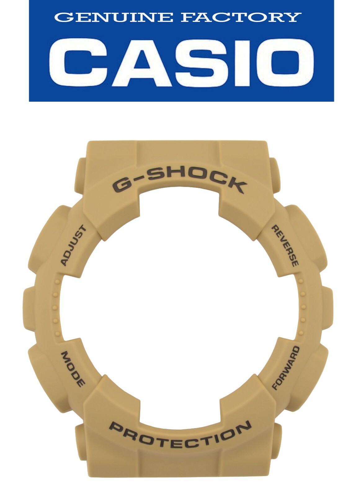 Genuine CASIO G-SHOCK Watch Bezel Shell GA-100L-8A Beige Cover