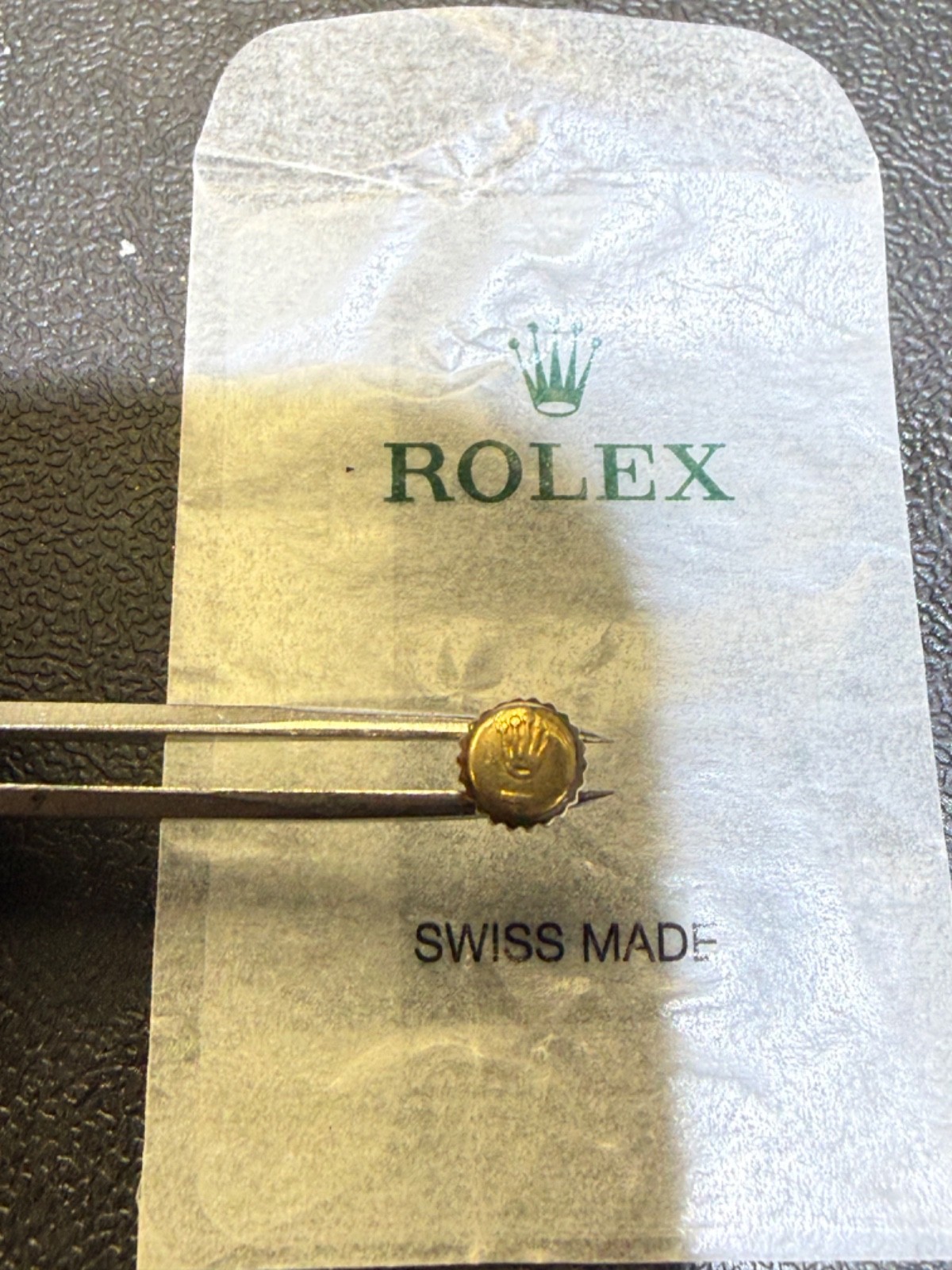 Rolex crown 6mm 18k gold #RL101
