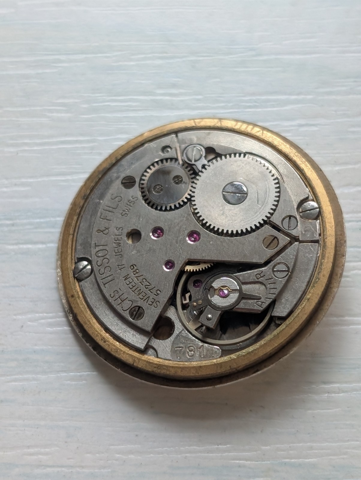 Vintage Tissot 781 Mechanical Watch Movement (Spares/Repairs)