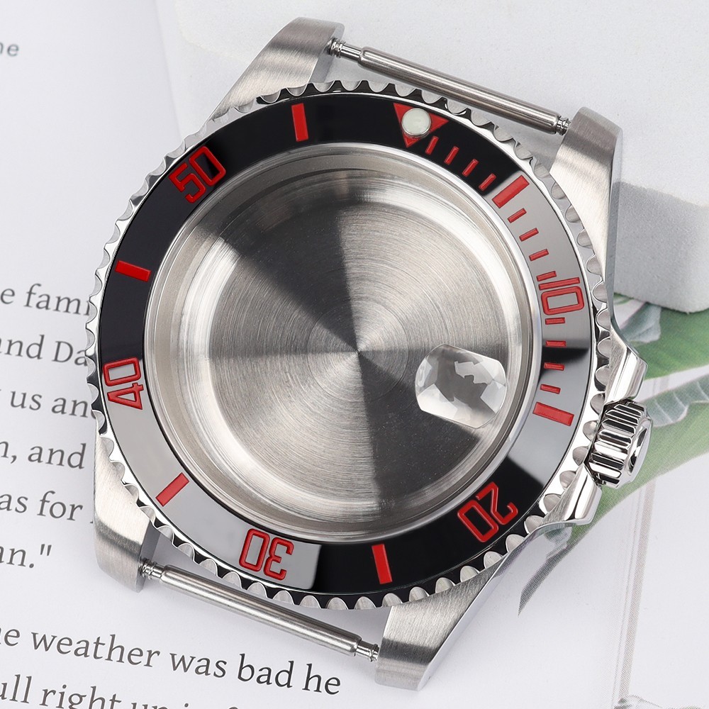 FEIYASHI STEEL Rotating Bezel 40mm Diver Watch Case Sapphire For Seiko NH35 NH36