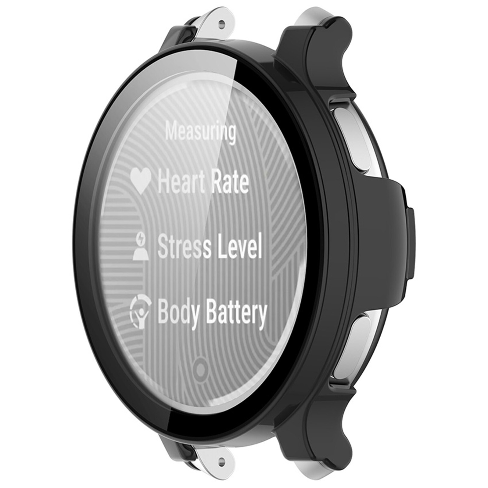Protective Case Tempered Film All-in-One Watch Case for Garmin Lily2 Active