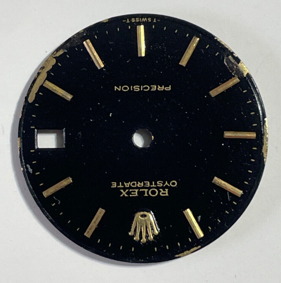 Vintage Rolex Oysterdate Precision Watch Dial For 6466