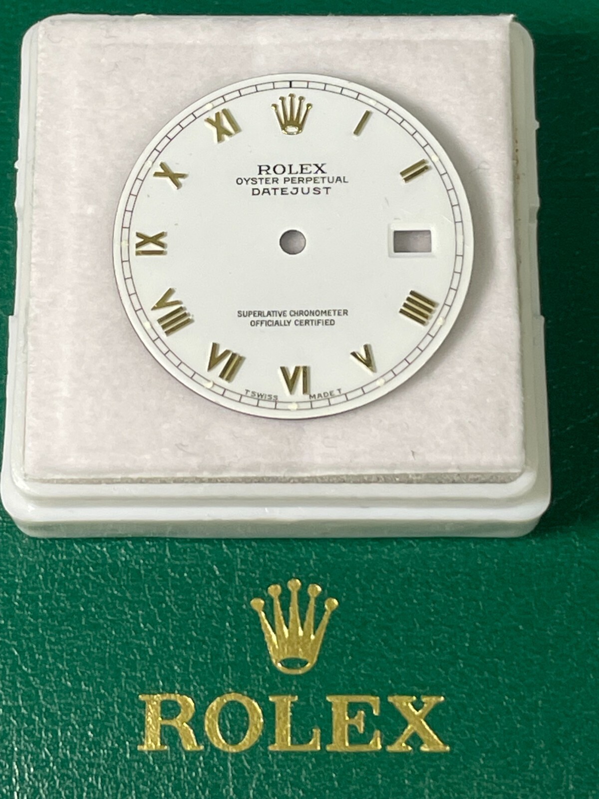 Factory Original Rolex 16233 16013 116233 White Porcelain Dial for 36mm Datejust