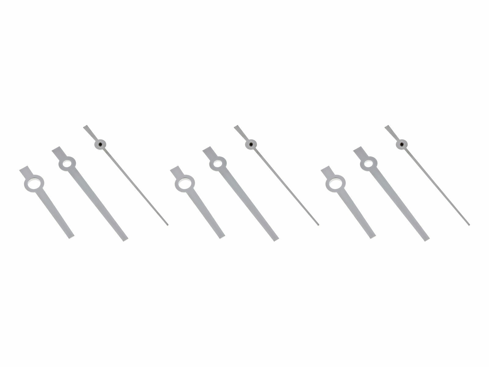 3 SET WATCH HAND PLAIN FOR ROLEX 1530-1570 NQS SILVER 1601 1602 1603 1605 1611