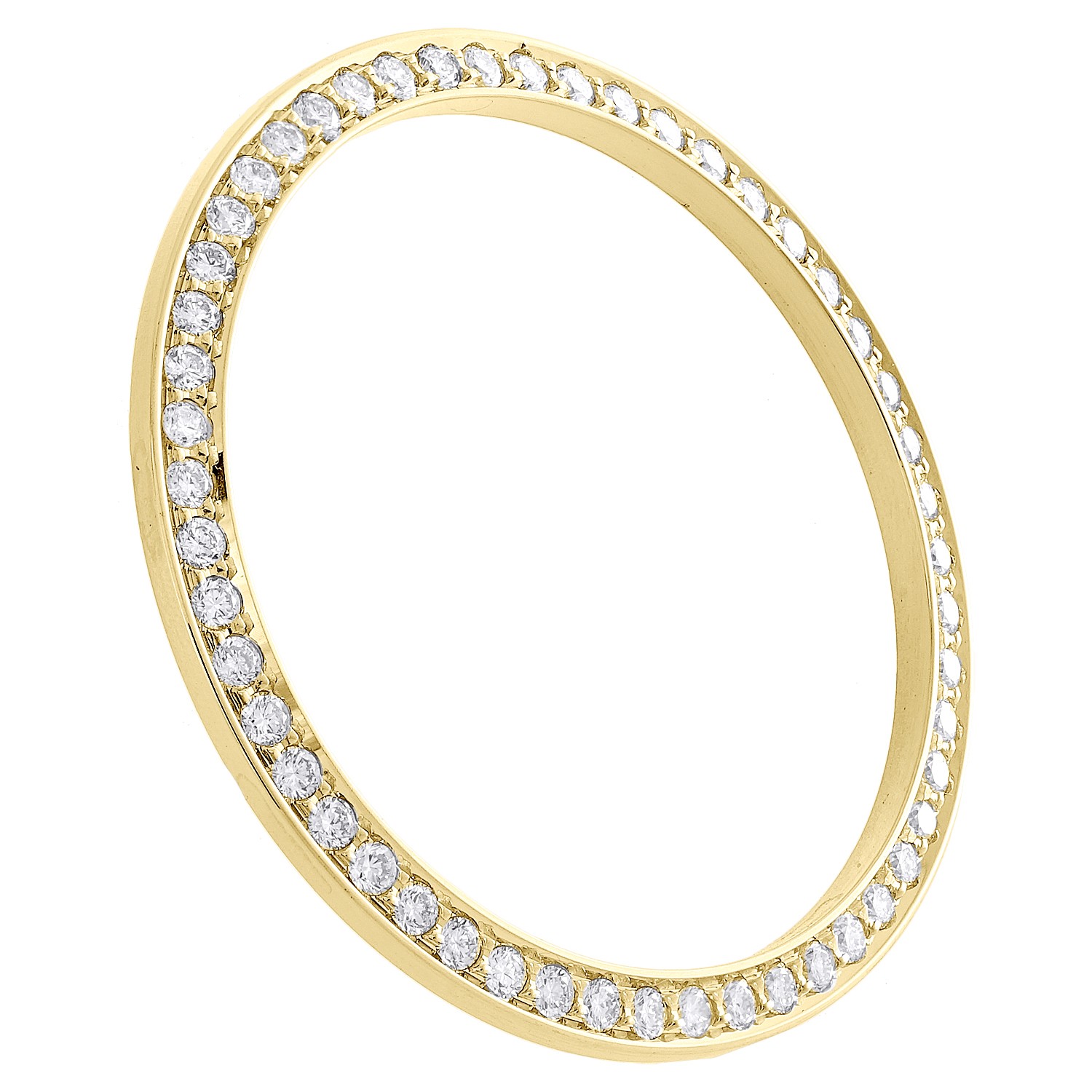 Custom Diamond Bezel For Rolex DateJust 36 Fits 36mm Watch Bead Set 1.10 CT.