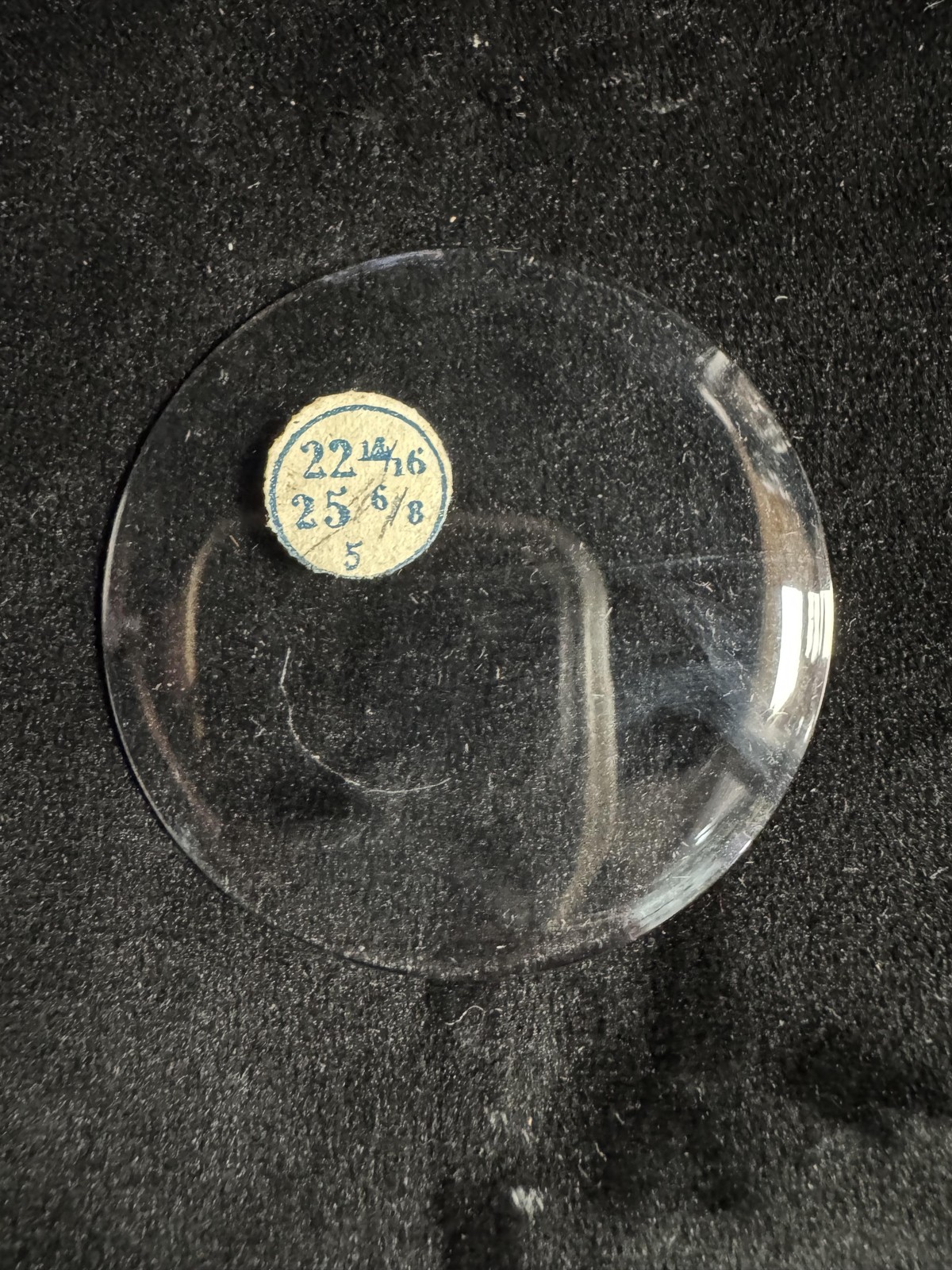 Round Glass Clock Watch Crystal Lens Replacement Clear 22 14/16 25 6/8, 5