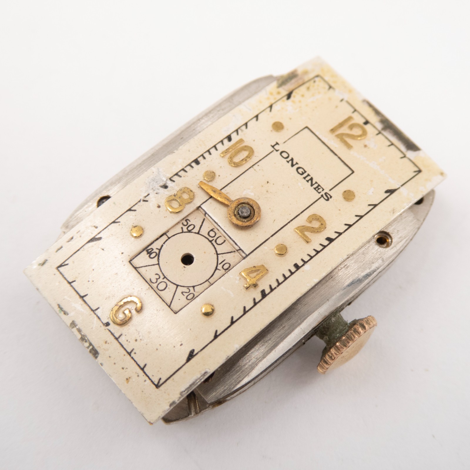 Vintage Longines Caliber 9L 17-Jewel Wristwatch Movement, Runs