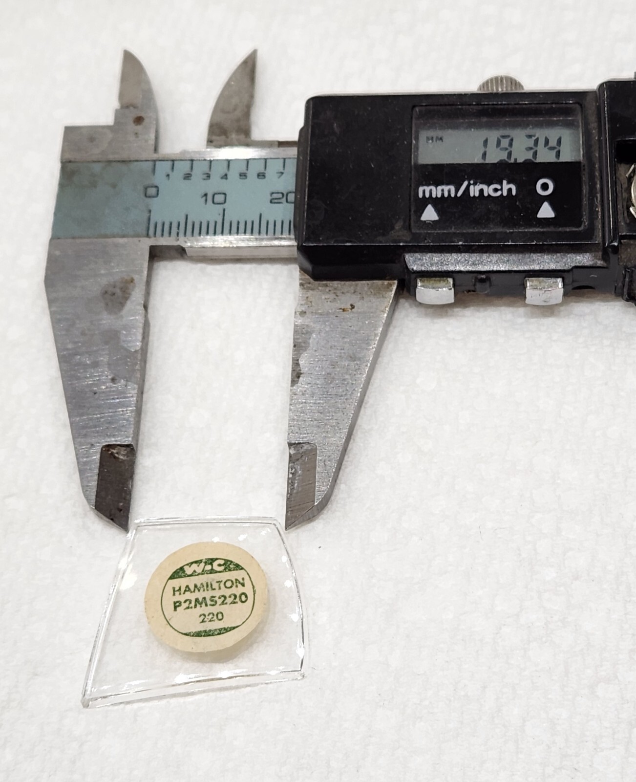 Hamilton Watch Craft Watch Crystal P2MS220 MOLDED PLASTIC #25D1