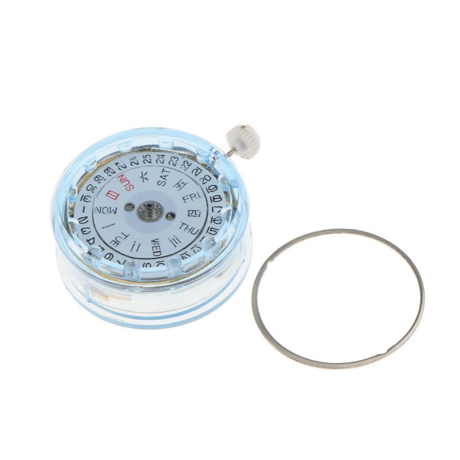 25mm Dual Calendar At 3 Automatic Mechanical Watch Movement For Miyota 8205 8200