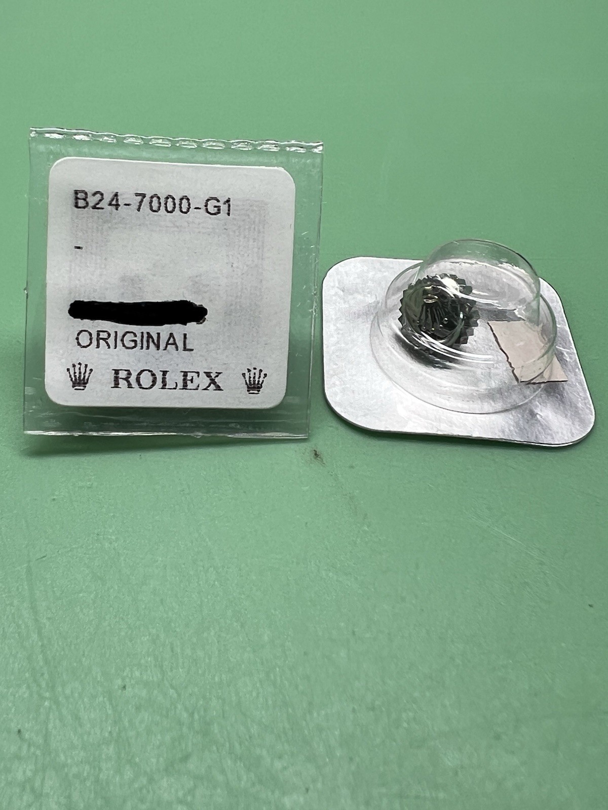 Rolex 24-700 & 24-7000 Crown & Case Tube Submariner Blister NOS 5512, 5513, 1680