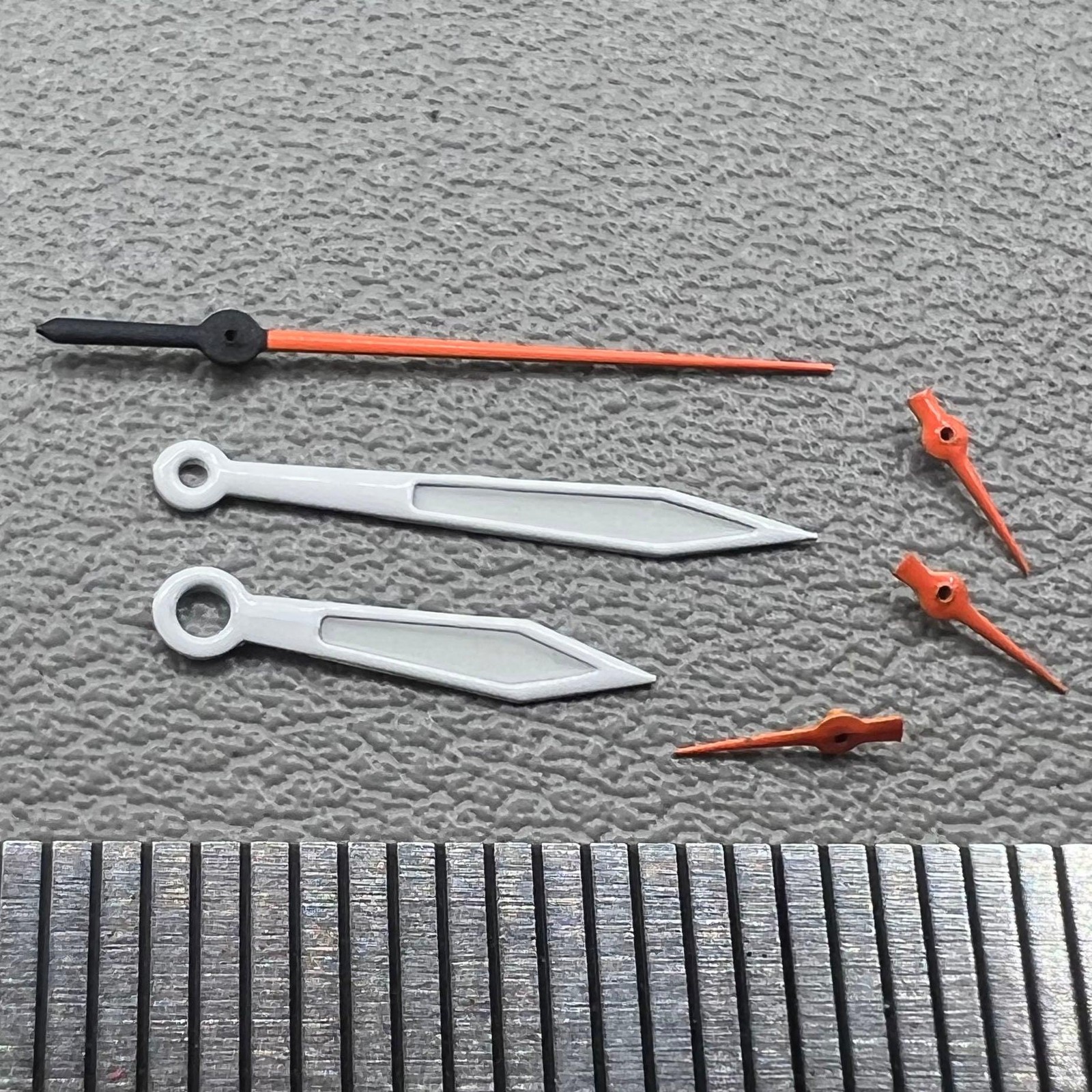 2 Sets/Pack Orange+White Second Hand Watch Hands for Miyota OS10 OS20 OS60 OS80