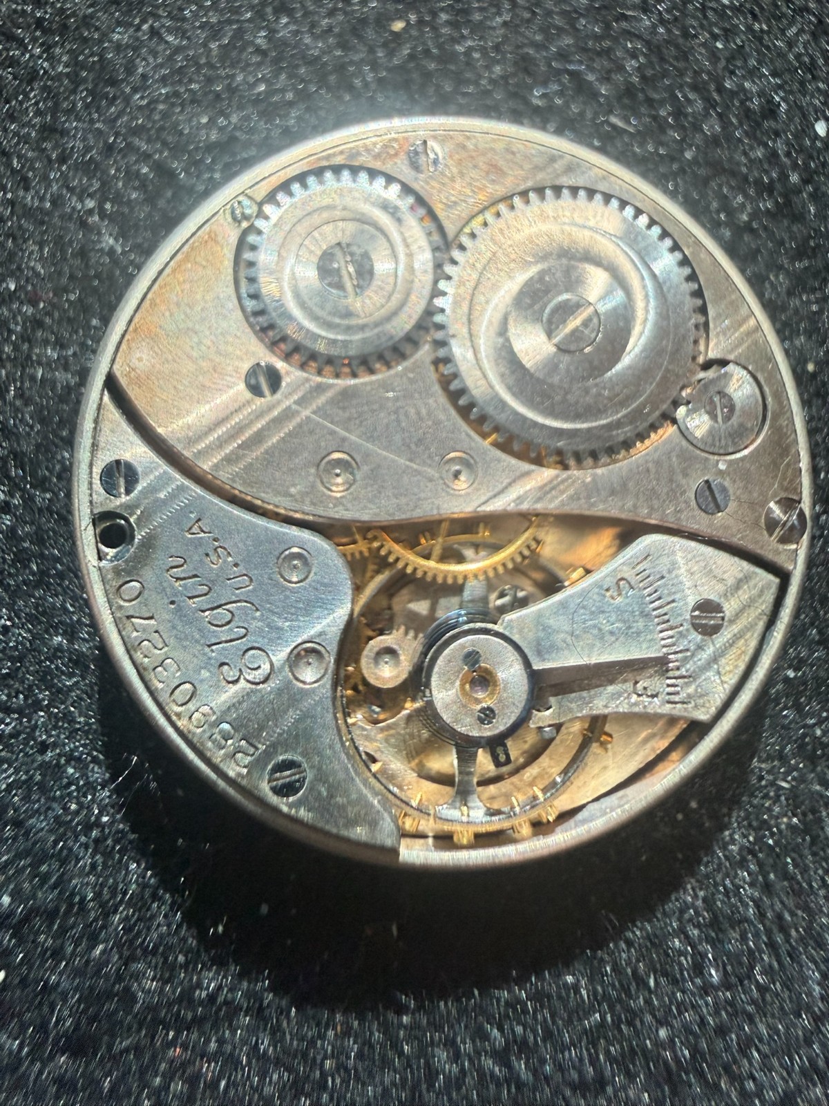 1926 Elgin Grade 430 Ladies Watch Movement 7J 6/0s Serial 28903270 For Parts
