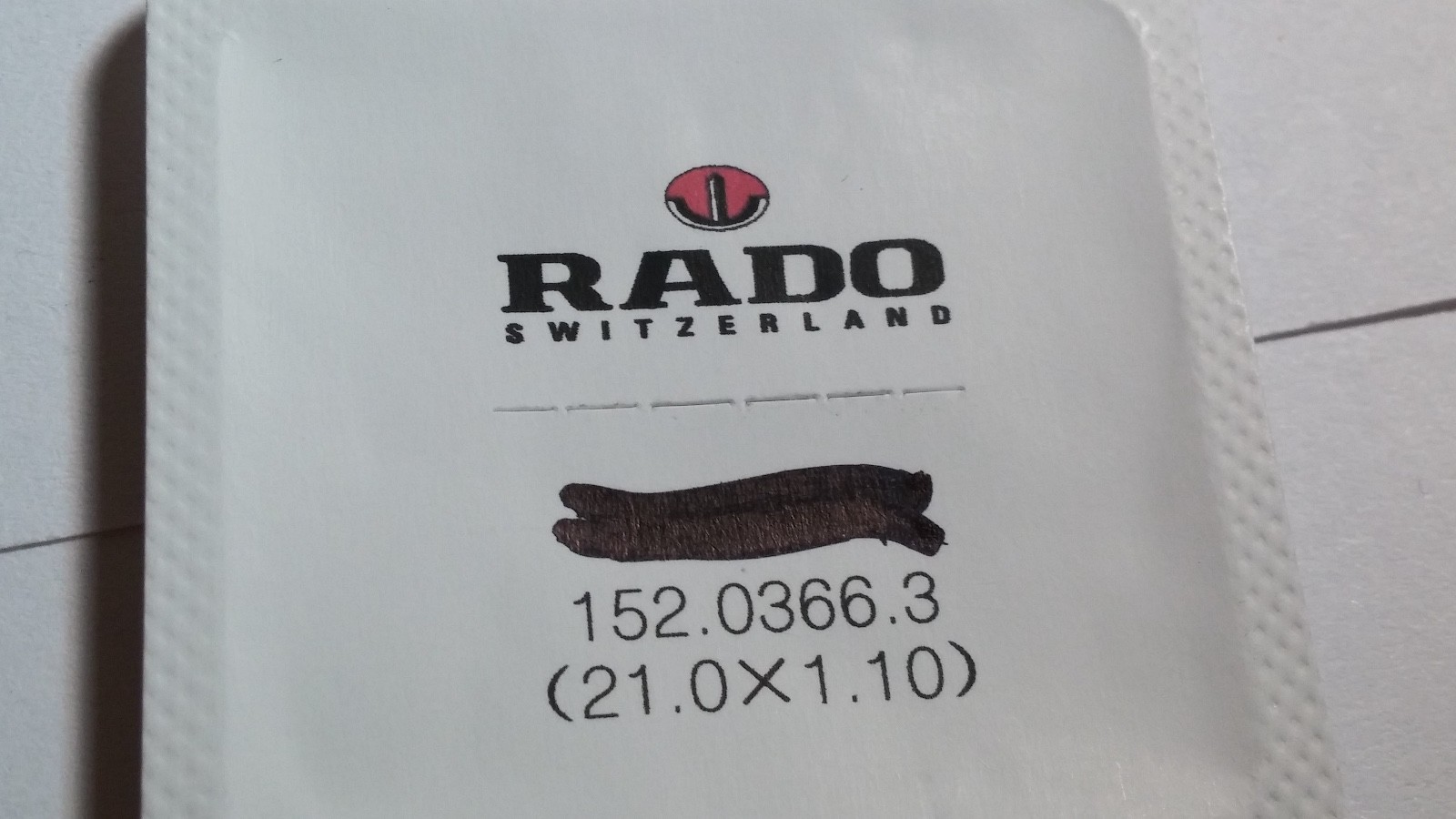 Genuine Rado spring bars 152.0366.3 Brand NEW for watch bracelet/band 21.0mm x 1