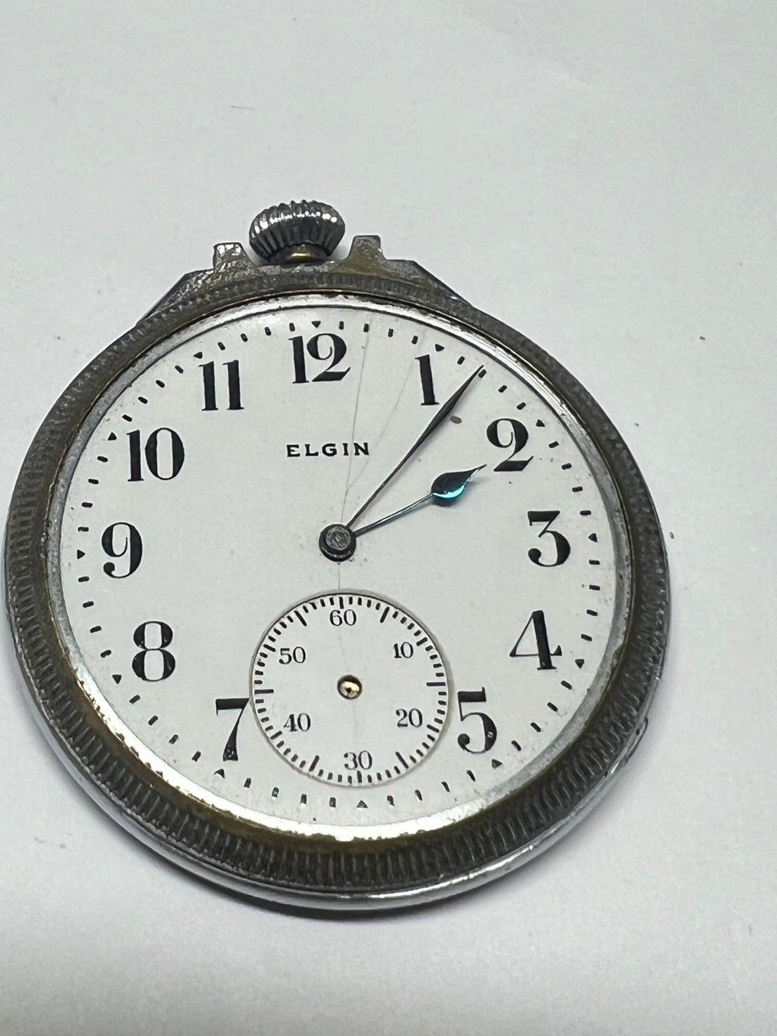136. Elgin Y 1915 movement part part as it is 12 s 7 J 303 model 3 class 114