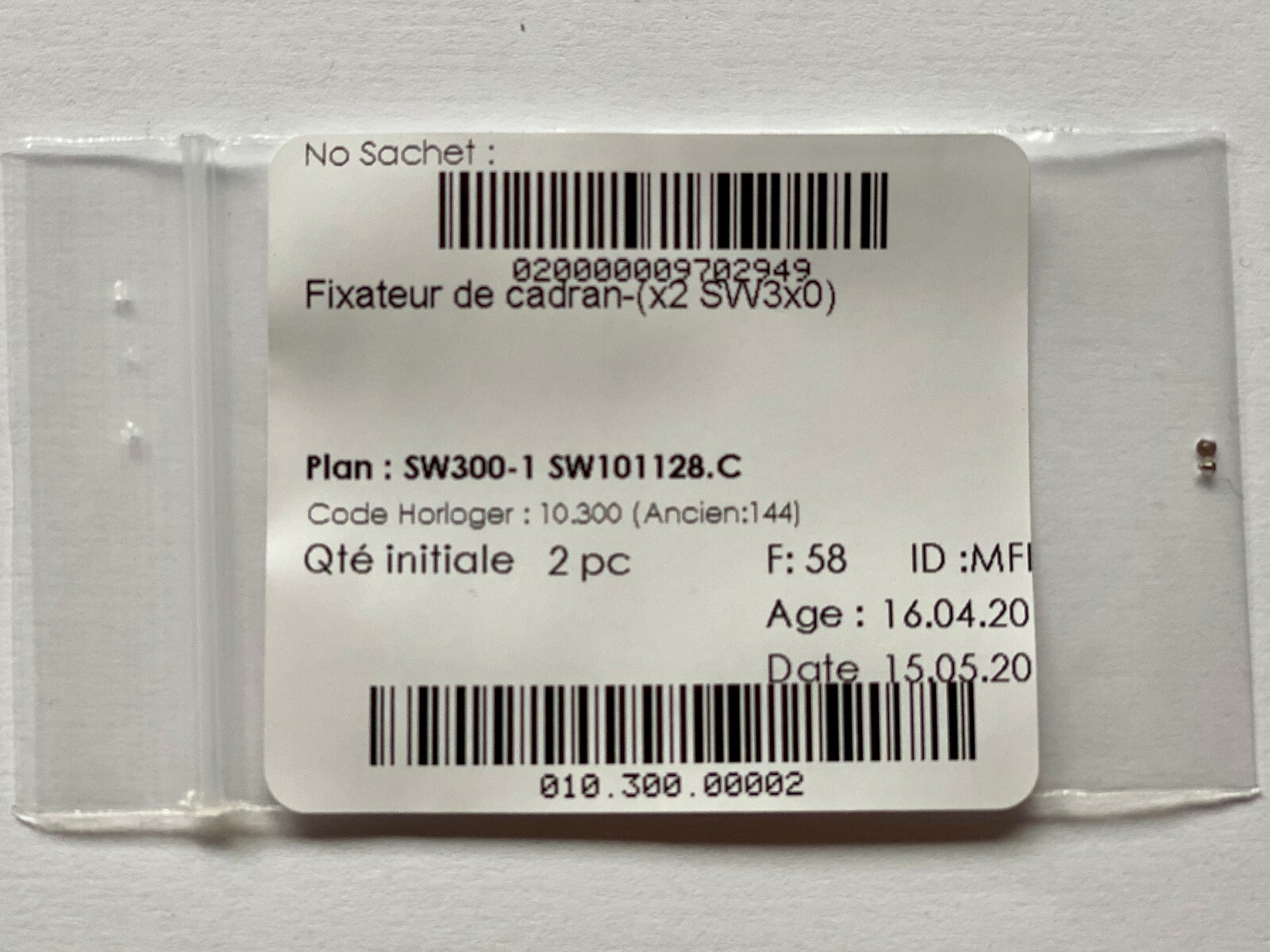 Sellita Dial Fastener Part 144 for SW300 ETA2892 ETA2893 OME 1110 1120 2500