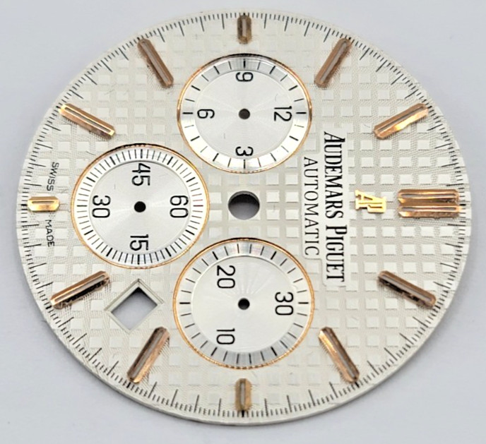 Audemars Piguet Royal Oak Chronograph 41mm Silver Two Tone Dial Model 26320OR