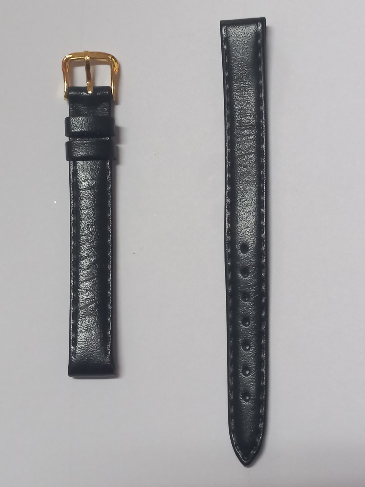 Vintage Watch Strap Women Fixed Handles 10mm Black Strap Strap Strap