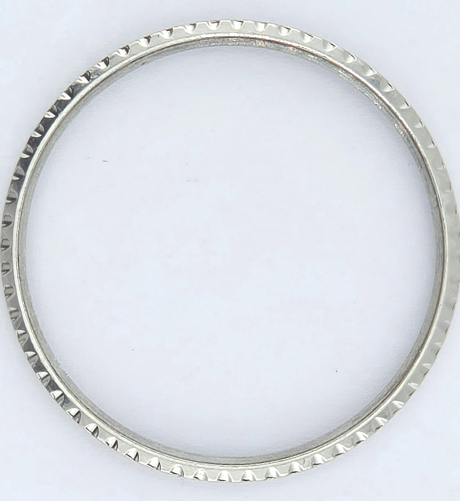 Genuine Rolex Sea Dweller 1665 Bezel with Crystal Retaining Ring