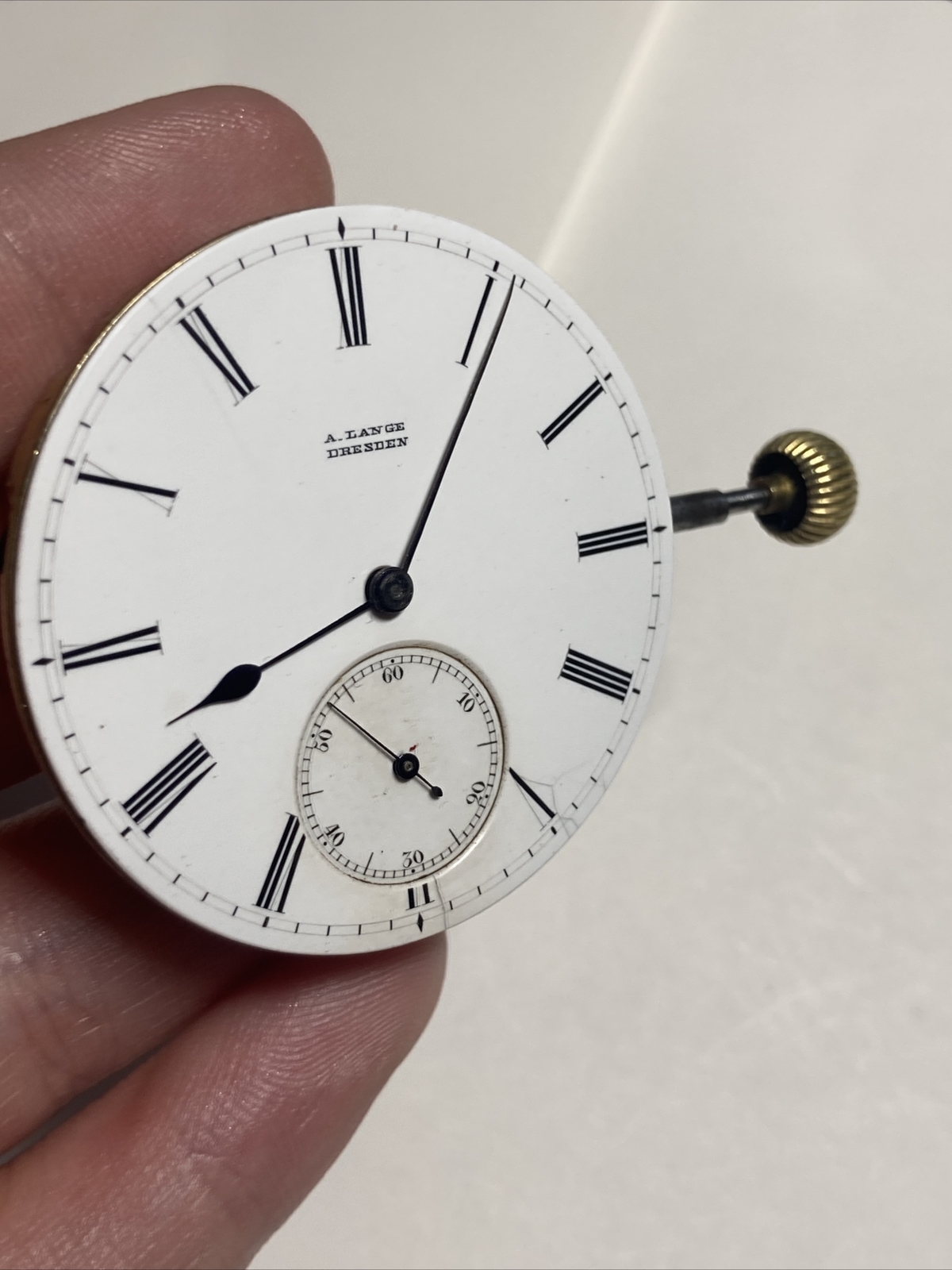 Collectible Rare A. LANGE & Sohne DRESDEN Men’s Pocketwatch Movement