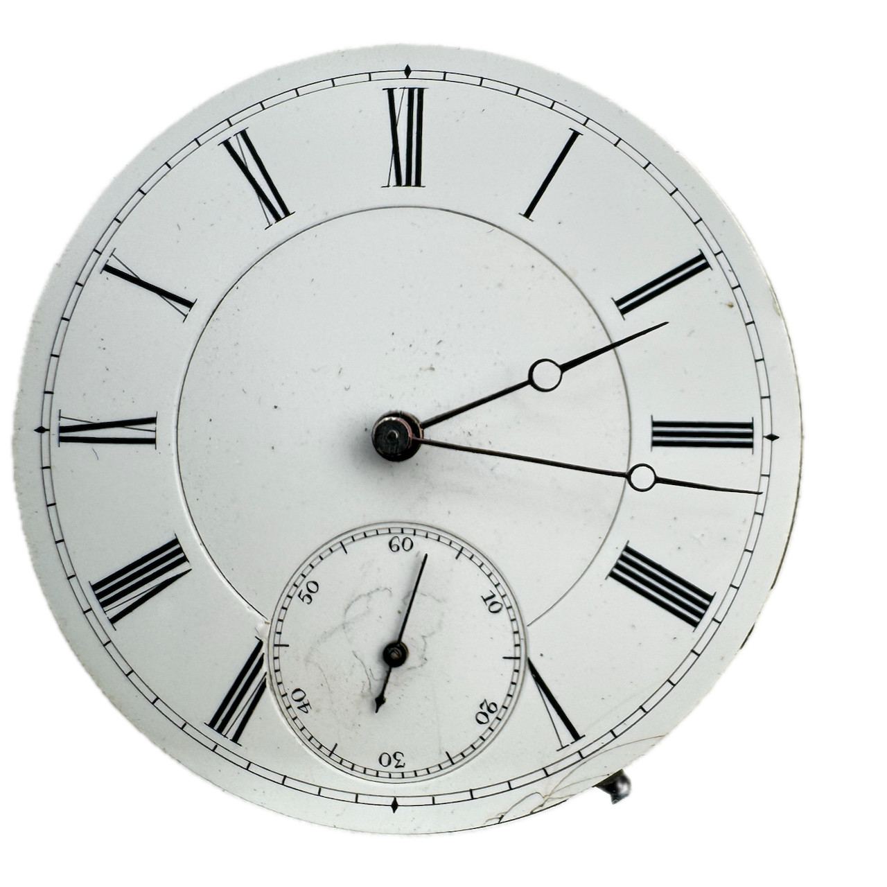 Antique 1882 Longines Roman Dial Breguet Moon Hands Hunter Pocket Watch Swiss