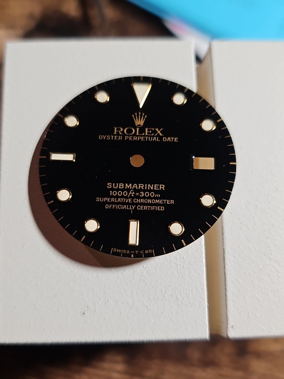 Rolex Dial , Insert ,Hands, Submariner 16808 ,Tritium, Glossy, New old Stock ,