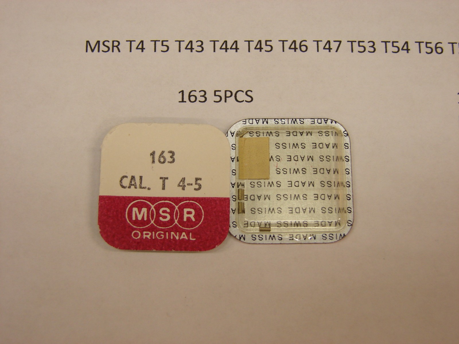 MSR T4, T5, T43, T44, T46, T47, T53, T54, T56, T57 Revue multiple pts to choose!