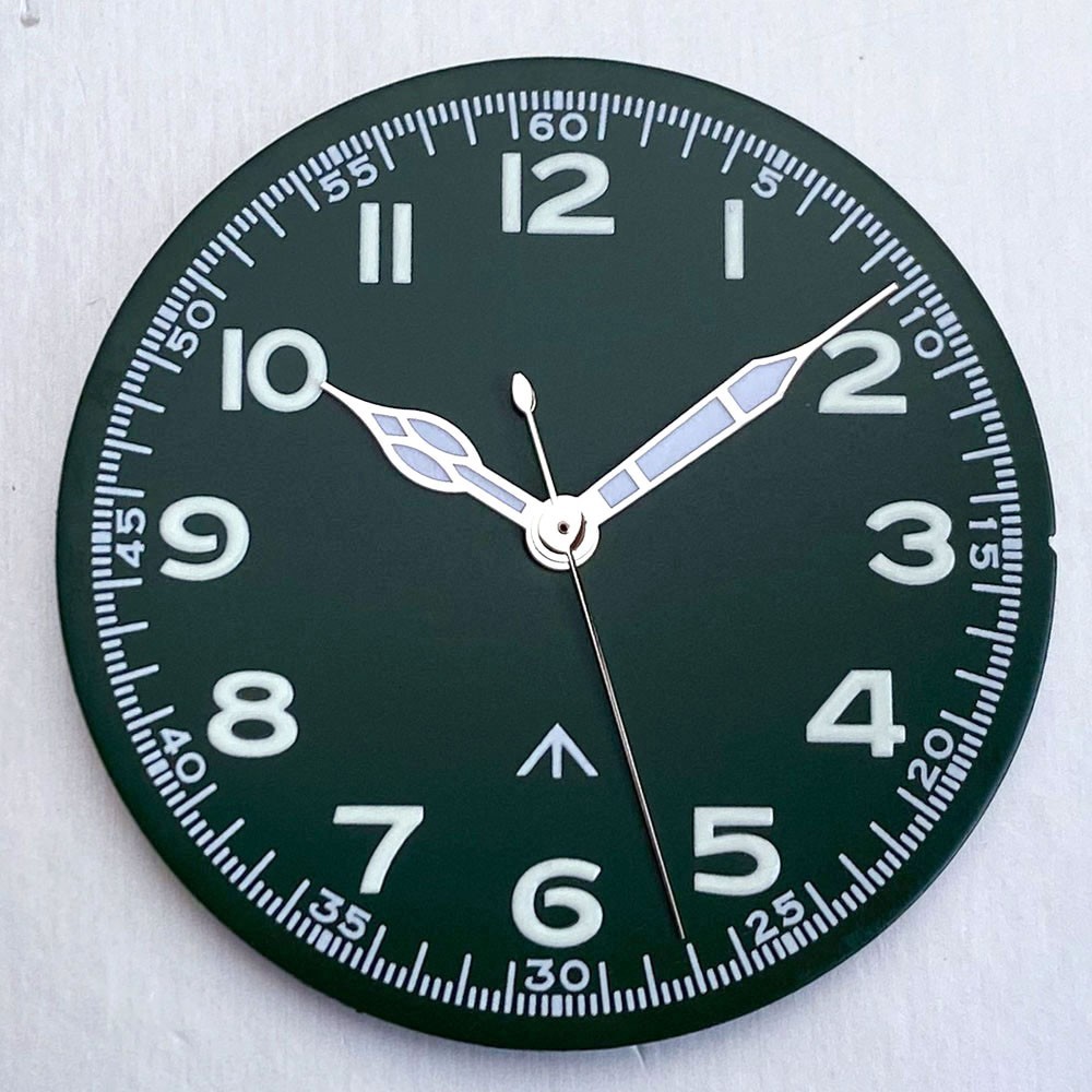 Luminous Green Blue 29mm Watch Dial Face fit NH35 PT5000 VH31 Miyota Dive Watch