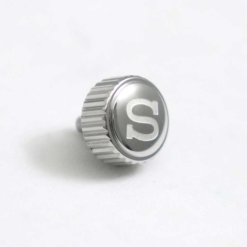 DS Watch 44GS Case Screw Crown Stainless Steel SKX007 SKX009 Fit NH35 6R35 6.0mm