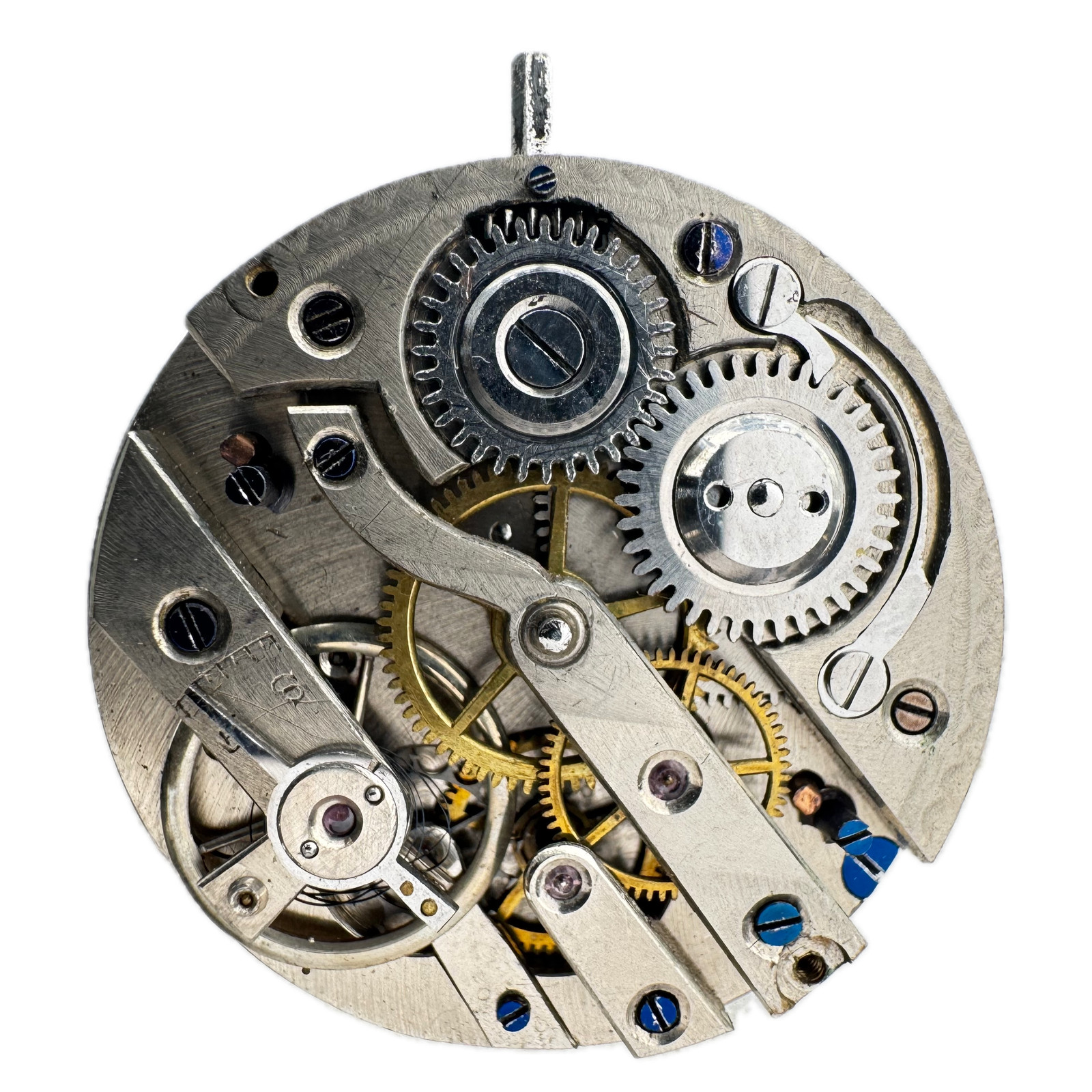 Antique Unbranded Fancy Louis XIV Cylinder Escapement Mens Pocket Watch Movement
