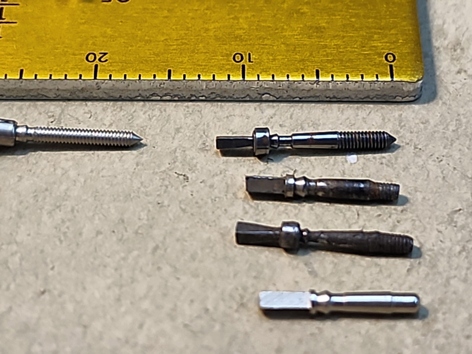 Lot Of Mixed 18s American Pocket Watch Stems-For Earlier Models?