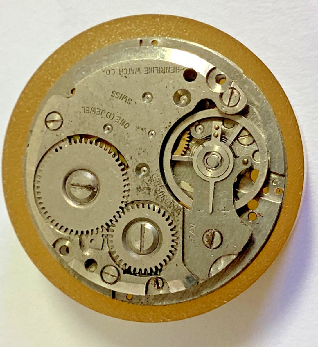 Lot Carlisle Henriline Watch Co Ebosa 65 Running Swiss Spare Parts Repair READ